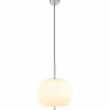 Luminaires Globo Lighting Suspension Globo BLACKY Nickel mat, 1 lumière* Lampes En Verre