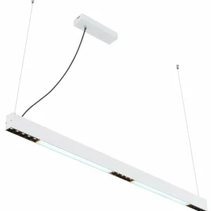 Luminaires Globo Lighting Suspension Globo HODARI LED Blanc, 1 lumière, Télécommandes, Changeur de couleurs* Lampes En Verre