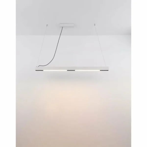 Luminaires Globo Lighting Suspension Globo HODARI LED Blanc, 1 lumière, Télécommandes, Changeur de couleurs* Lampes En Verre