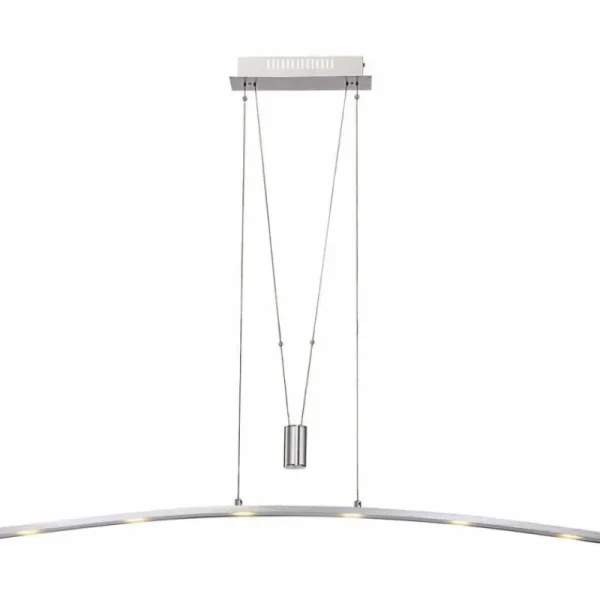 Luminaires Globo Lighting Suspension Globo LED Aluminium, 6 lumières* Lampes En Verre