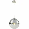 Luminaires Globo Lighting Suspension Globo VARUS Nickel mat, 1 lumière* Lampes En Verre