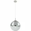 Luminaires Globo Lighting Suspension Globo VARUS Nickel mat, 1 lumière* Lampes En Verre