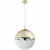 Luminaires Globo Lighting Suspension Globo VARUS Or, 1 lumière* Lampes En Verre