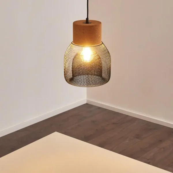 hofstein Suspension Grongroft Brun, Noir, 1 lumière* Lampes Modernes