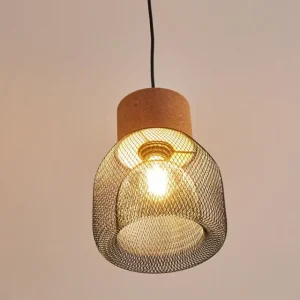 hofstein Suspension Grongroft Brun, Noir, 1 lumière* Lampes Modernes