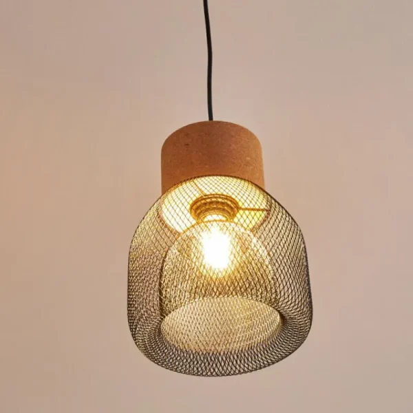 hofstein Suspension Grongroft Brun, Noir, 1 lumière* Lampes Modernes