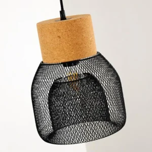 hofstein Suspension Grongroft Brun, Noir, 1 lumière* Lampes Modernes