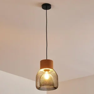 hofstein Suspension Grongroft Brun, Noir, 1 lumière* Lampes Modernes