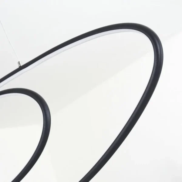 hofstein Suspension Harpeth LED Noir, 1 lumière* Lampes Modernes