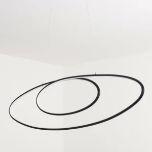 hofstein Suspension Harpeth LED Noir, 1 lumière* Lampes Modernes