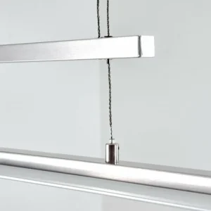 hofstein Suspension Hogana LED Nickel mat, 1 lumière* Lampes En Verre