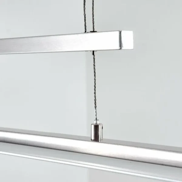 hofstein Suspension Hogana LED Nickel mat, 1 lumière* Lampes En Verre