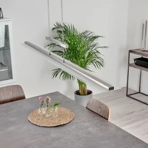 hofstein Suspension Hogana LED Nickel mat, 1 lumière* Lampes En Verre