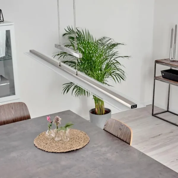 hofstein Suspension Hogana LED Nickel mat, 1 lumière* Lampes En Verre