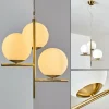 hofstein Suspension Hogatza Laiton, 3 lumières* Lampes En Verre