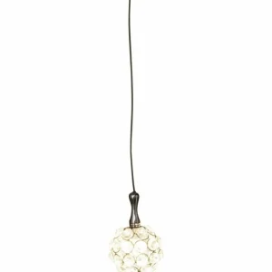 Luminaires Holländer Suspension Holländer KUGEL Argenté, 1 lumière* Lampes En Verre