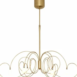 Luminaires Holländer Suspension Holländer ROSASPINA OVAL Or, 6 lumières* Lampes En Verre