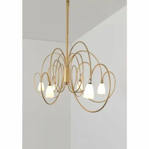 Luminaires Holländer Suspension Holländer ROSASPINA OVAL Or, 6 lumières* Lampes En Verre