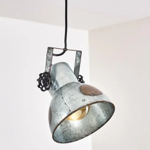 hofstein Suspension Hora Rouille, Argenté, 1 lumière* Lampes Modernes