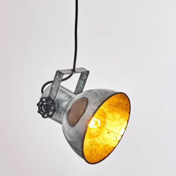 hofstein Suspension Hora Rouille, Argenté, 1 lumière* Lampes Modernes