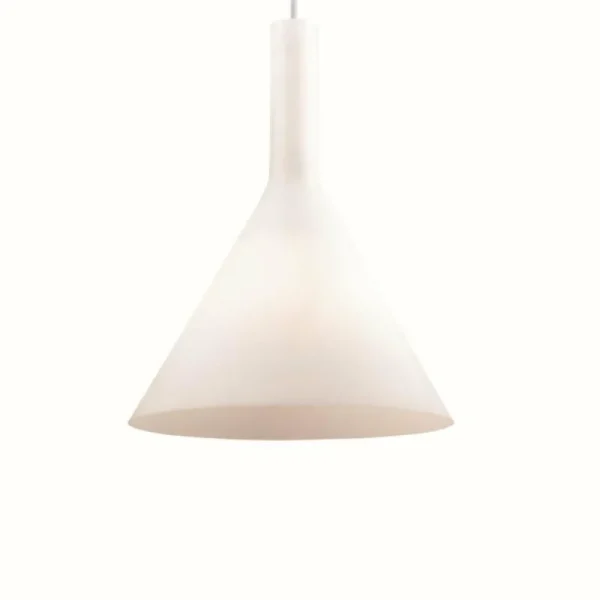 Luminaires Ideallux Suspension Ideal Lux COCKTAIL Blanc, 1 lumière* Lampes En Verre