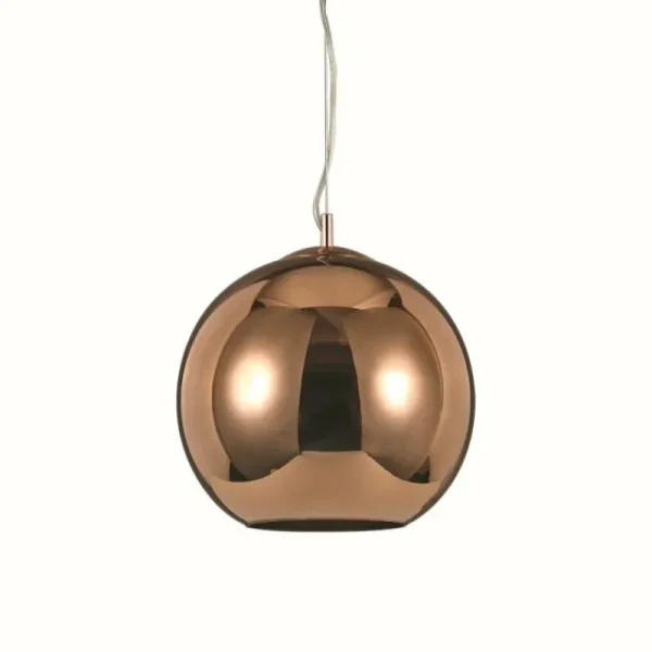 Luminaires Ideallux Suspension Ideal Lux NEMO Cuivre, 1 lumière* Lampes En Verre