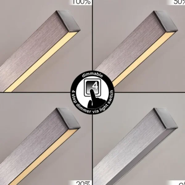 hofstein Suspension Ifo LED Aluminium brossé, 3 lumières* Lampes Modernes