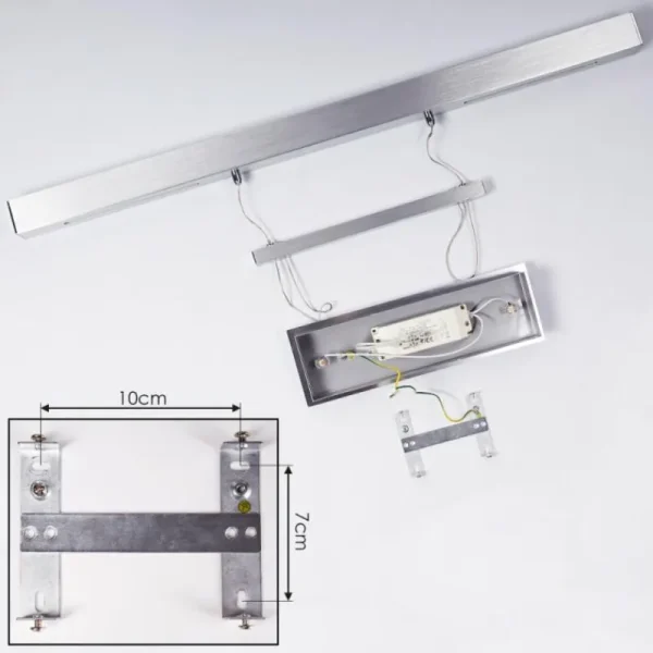 hofstein Suspension Ifo LED Aluminium brossé, 3 lumières* Lampes Modernes