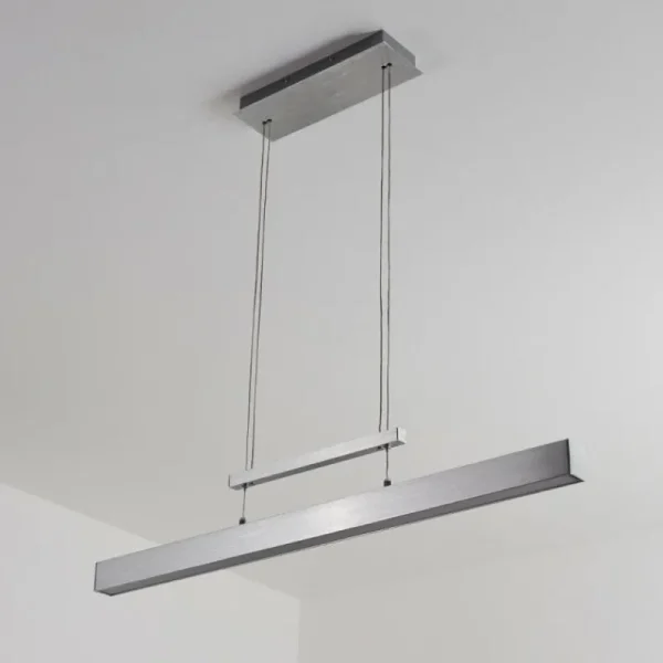 hofstein Suspension Ifo LED Aluminium brossé, 3 lumières* Lampes Modernes