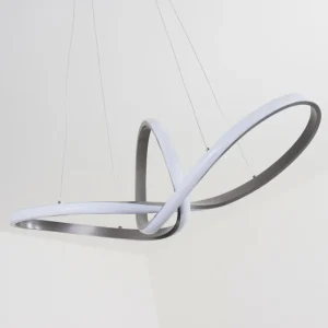 hofstein Suspension Ignal LED Nickel mat, 1 lumière* Lampes Modernes