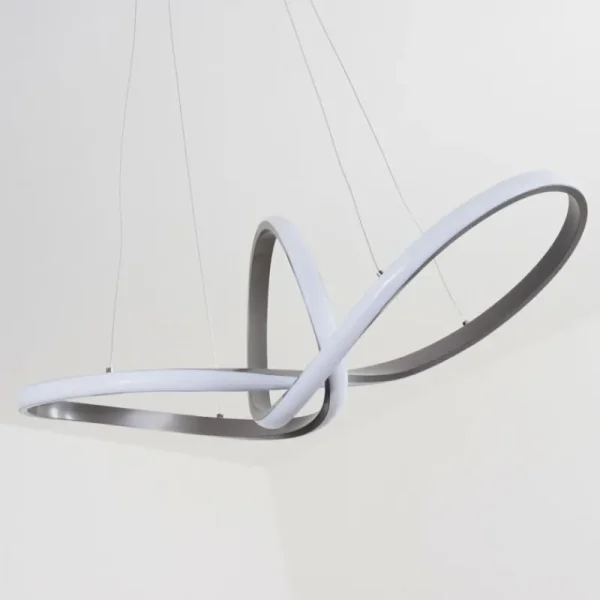 hofstein Suspension Ignal LED Nickel mat, 1 lumière* Lampes Modernes