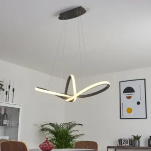 hofstein Suspension Ignal LED Nickel mat, 1 lumière* Lampes Modernes