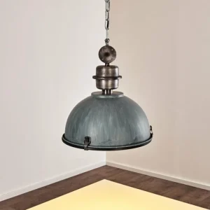 hofstein Suspension Ilvy Gris, Argenté, 1 lumière* Lampes En Verre