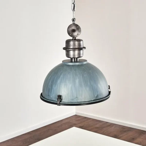 hofstein Suspension Ilvy Gris, Argenté, 1 lumière* Lampes En Verre