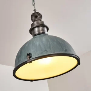 hofstein Suspension Ilvy Gris, Argenté, 1 lumière* Lampes En Verre