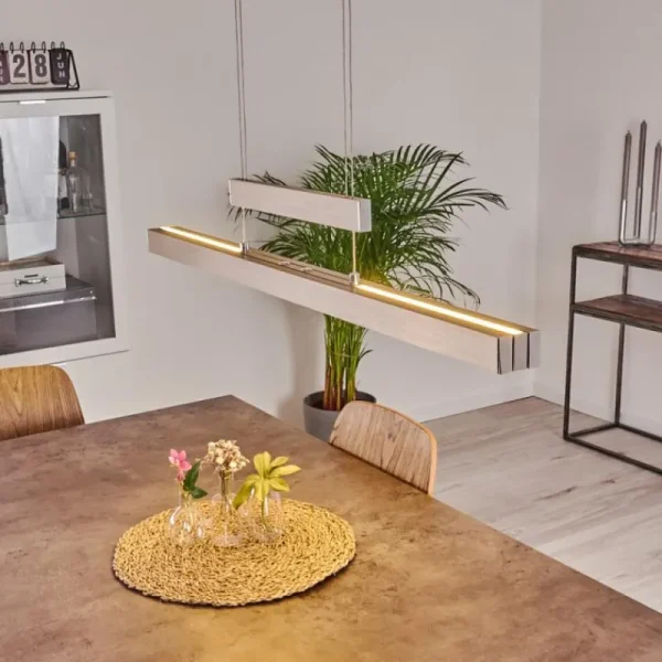 hofstein Suspension Inicio LED Nickel mat, 5 lumières* Lampes Modernes