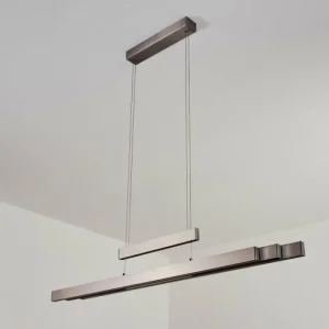 hofstein Suspension Inicio LED Nickel mat, 5 lumières* Lampes Modernes