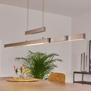 hofstein Suspension Inicio LED Nickel mat, 5 lumières* Lampes Modernes