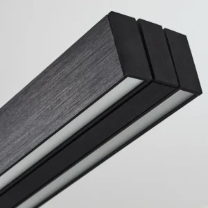 hofstein Suspension Inicio LED Noir, 3 lumières* Lampes Modernes