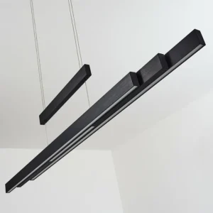 hofstein Suspension Inicio LED Noir, 3 lumières* Lampes Modernes