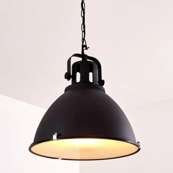 hofstein Suspension Jonsered Noir, 1 lumière* Lampes En Verre