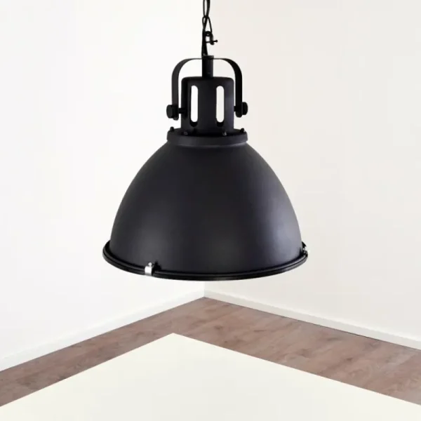 hofstein Suspension Jonsered Noir, 1 lumière* Lampes En Verre