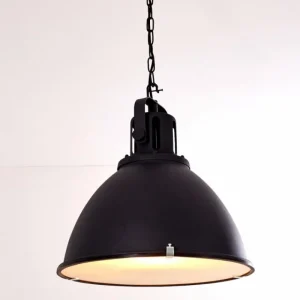 hofstein Suspension Jonsered Noir, 1 lumière* Lampes En Verre