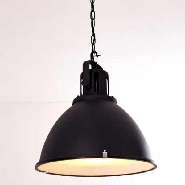 hofstein Suspension Jonsered Noir, 1 lumière* Lampes En Verre