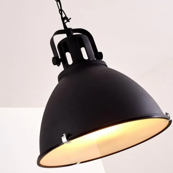 hofstein Suspension Jonsered Noir, 1 lumière* Lampes En Verre