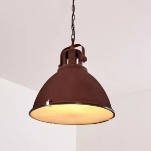 hofstein Suspension Jonsered Rouille, 1 lumière* Lampes En Verre