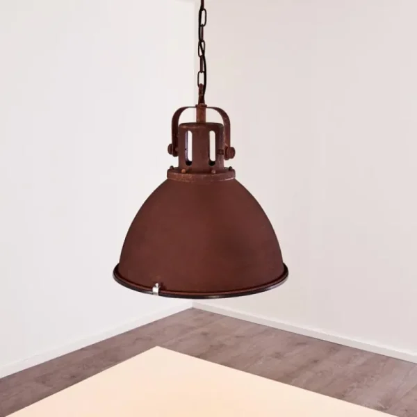 hofstein Suspension Jonsered Rouille, 1 lumière* Lampes En Verre