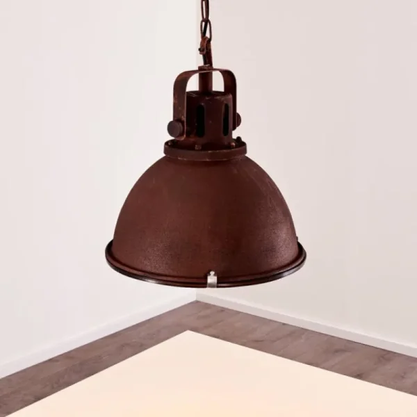 hofstein Suspension Jonsered Rouille, 1 lumière* Lampes En Verre