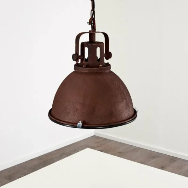 hofstein Suspension Jonsered Rouille, 1 lumière* Lampes En Verre