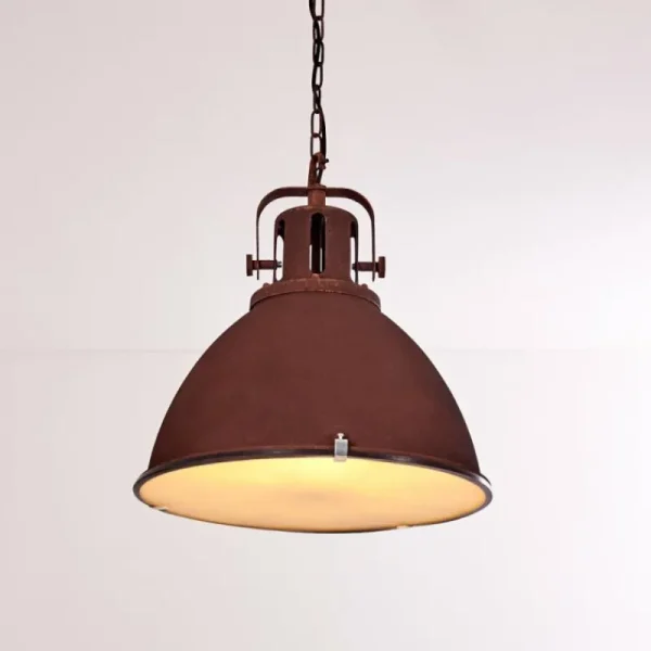hofstein Suspension Jonsered Rouille, 1 lumière* Lampes En Verre